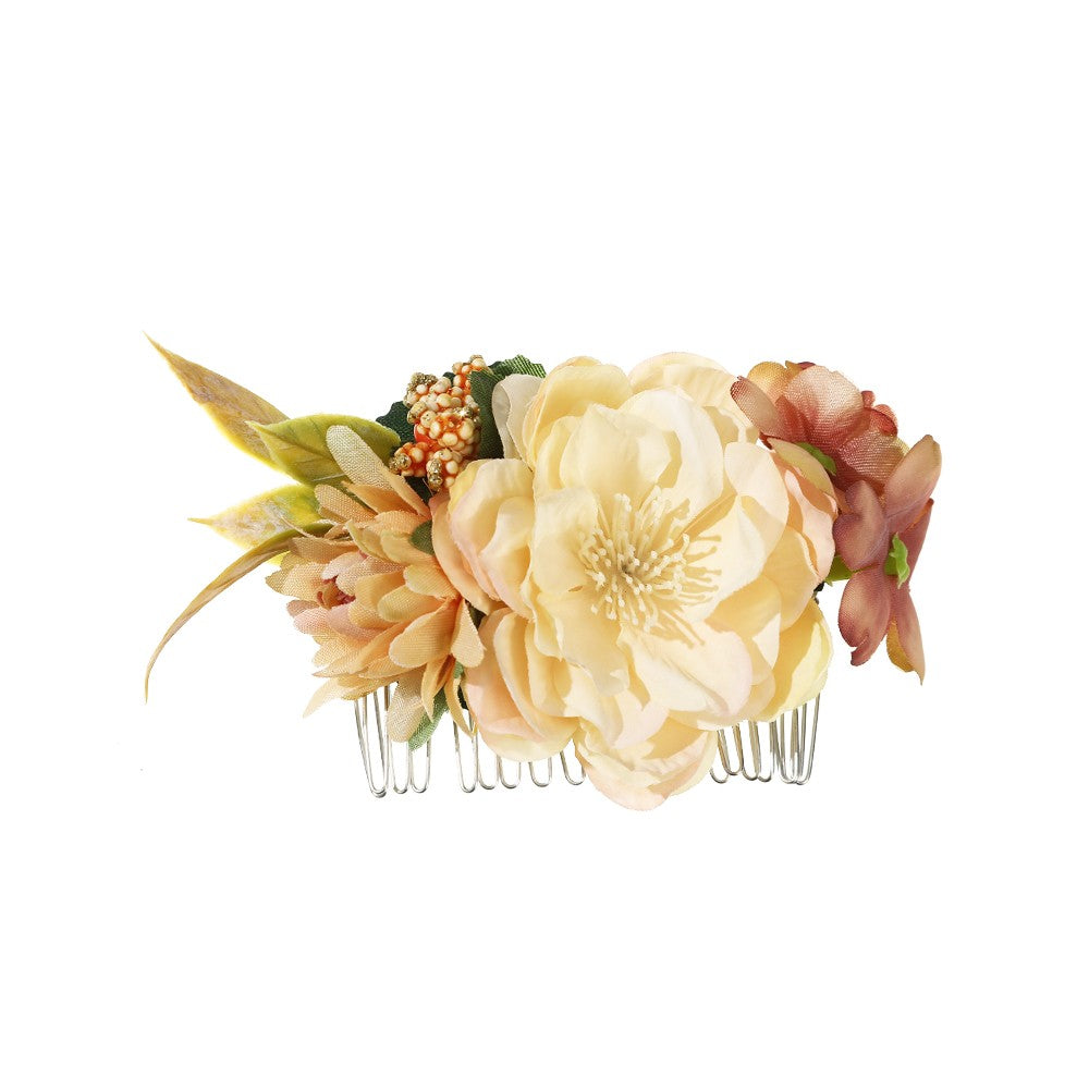 【Awaytr】CB0759 artificial flower hair comb