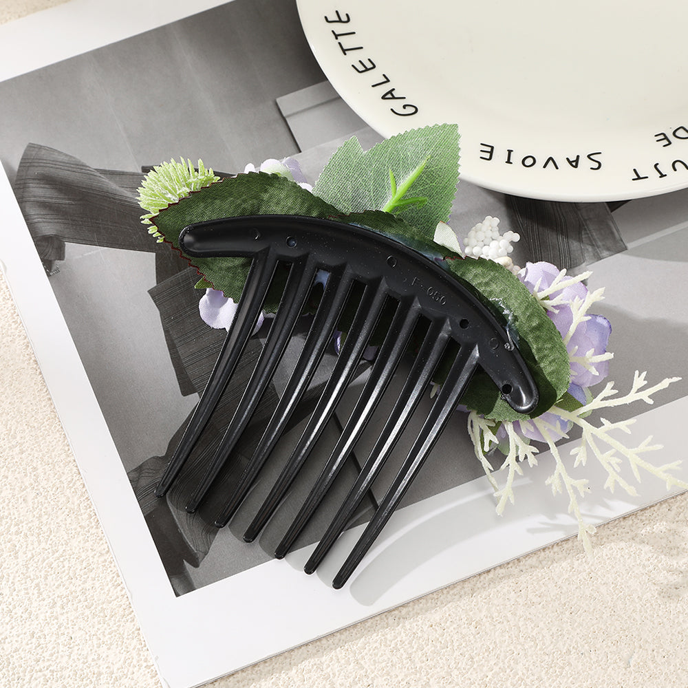 【Awaytr】CB1208 flower hair comb