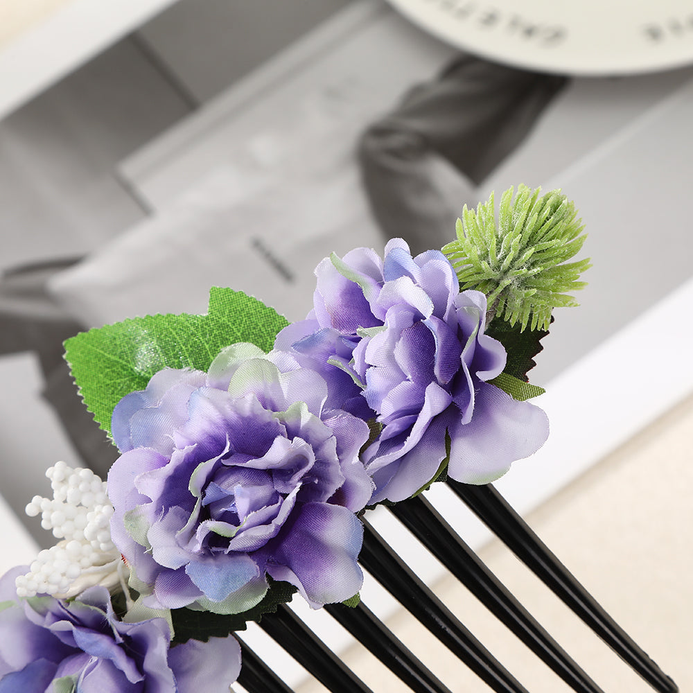 【Awaytr】CB1208 flower hair comb