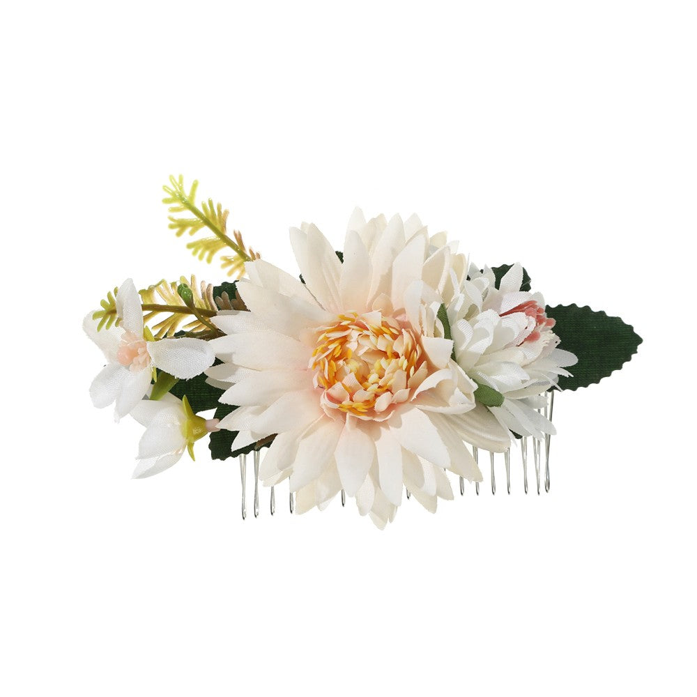 【Awaytr】CB0759 artificial flower hair comb