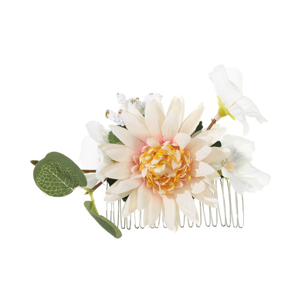 【Awaytr】CB0759 artificial flower hair comb