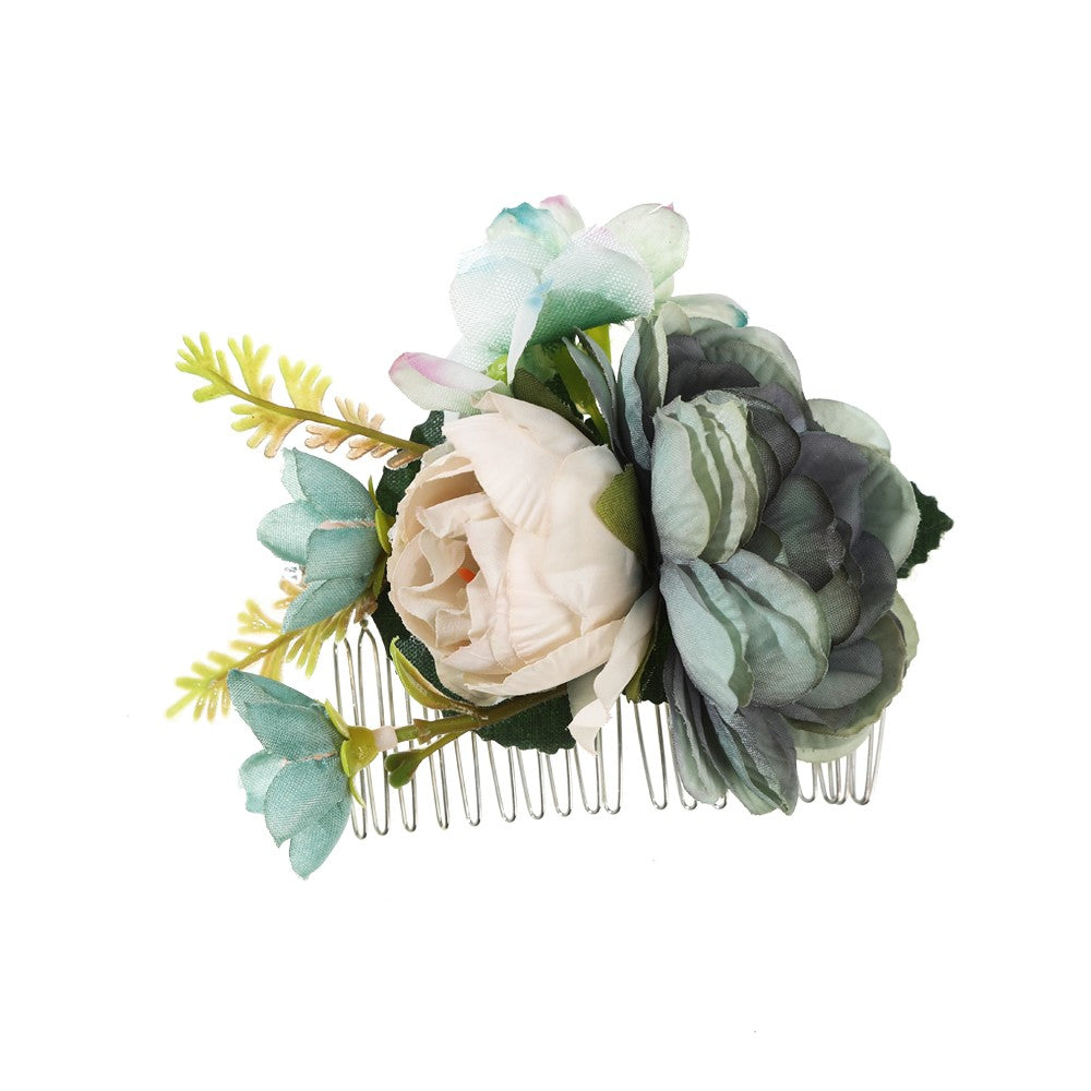 【Awaytr】CB0759 artificial flower hair comb