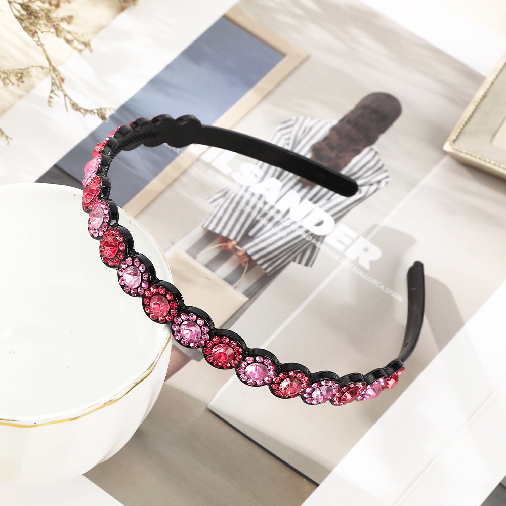 【Awaytr】CB1322 Rhinestone toothed headband