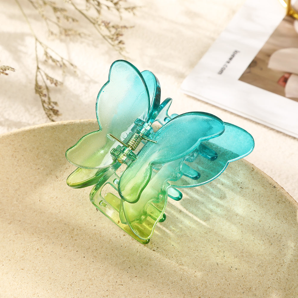 【Awaytr】CB1068 Frosted Butterfly Hair Claw Clip