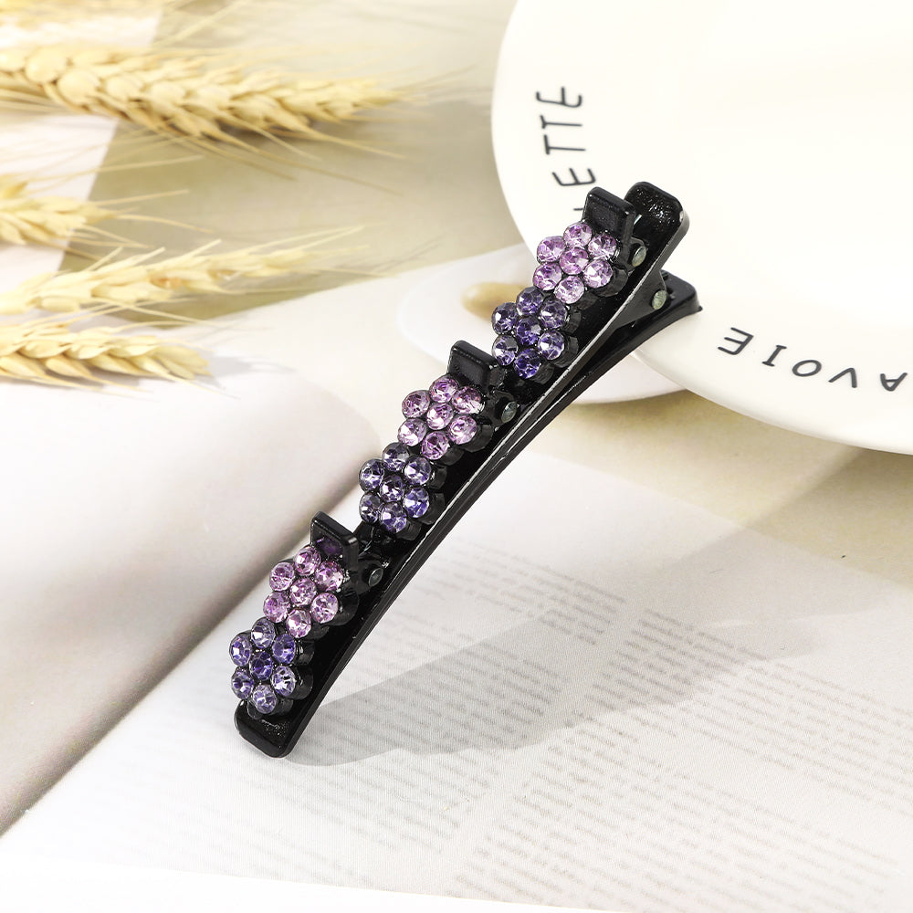 【Awaytr】CB1416 Rhinestone Flower Hairpin