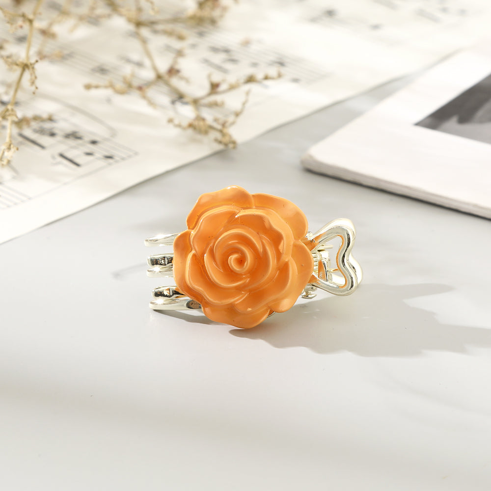 【Awaytr】CD1641 rose alloy hair clip