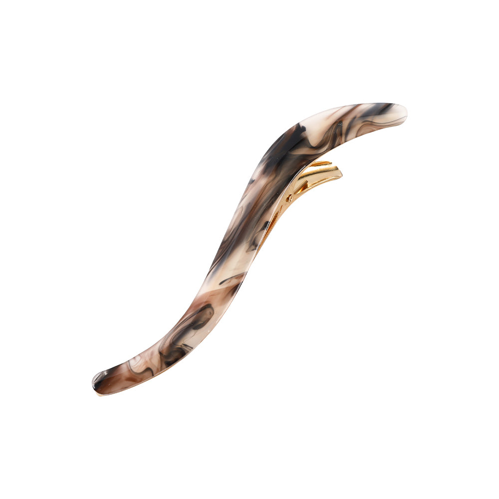 【Awaytr】CB1225 s-shaped water ripple hair clip