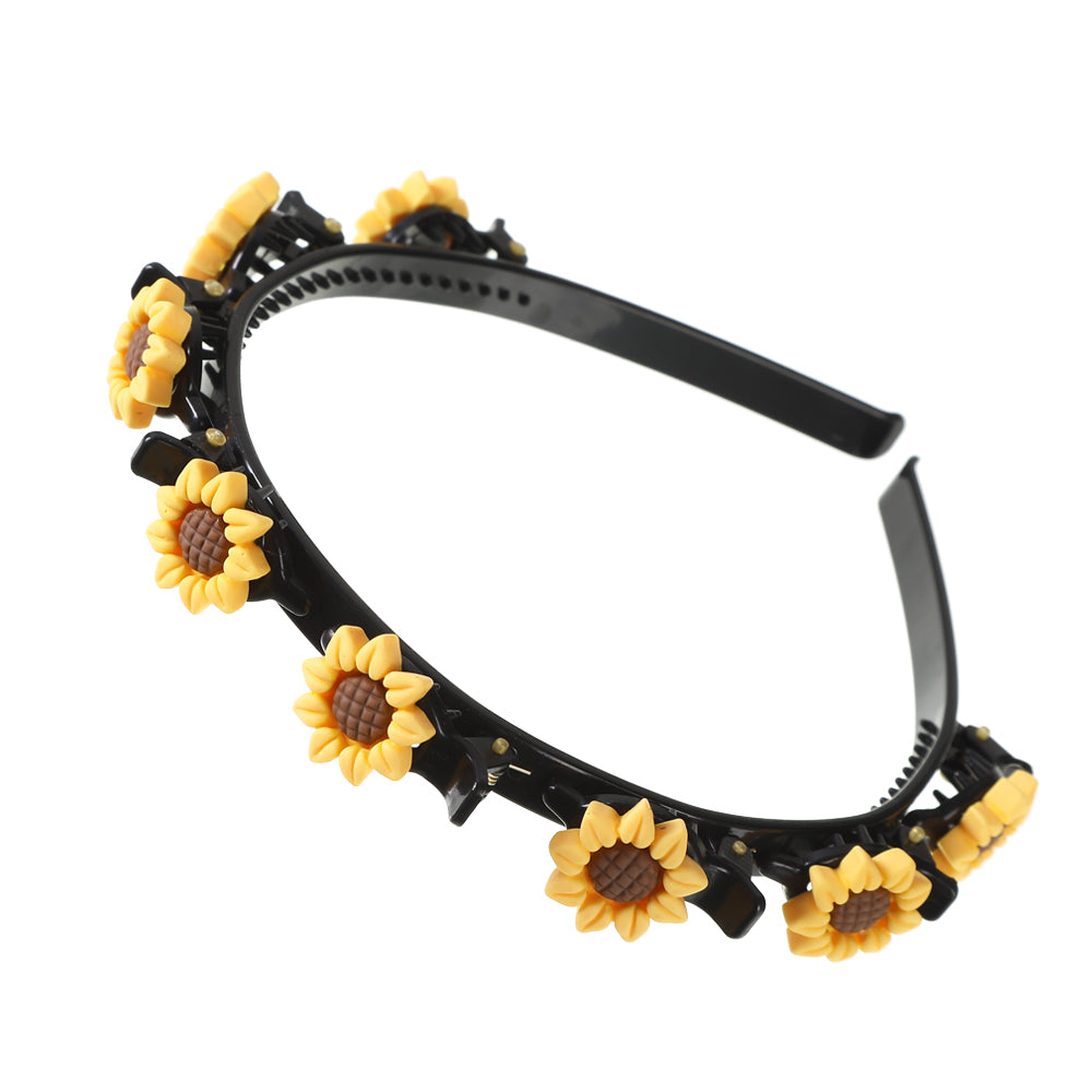 【Awaytr】CB1234 Fruits and flowers braided hair band sunflower