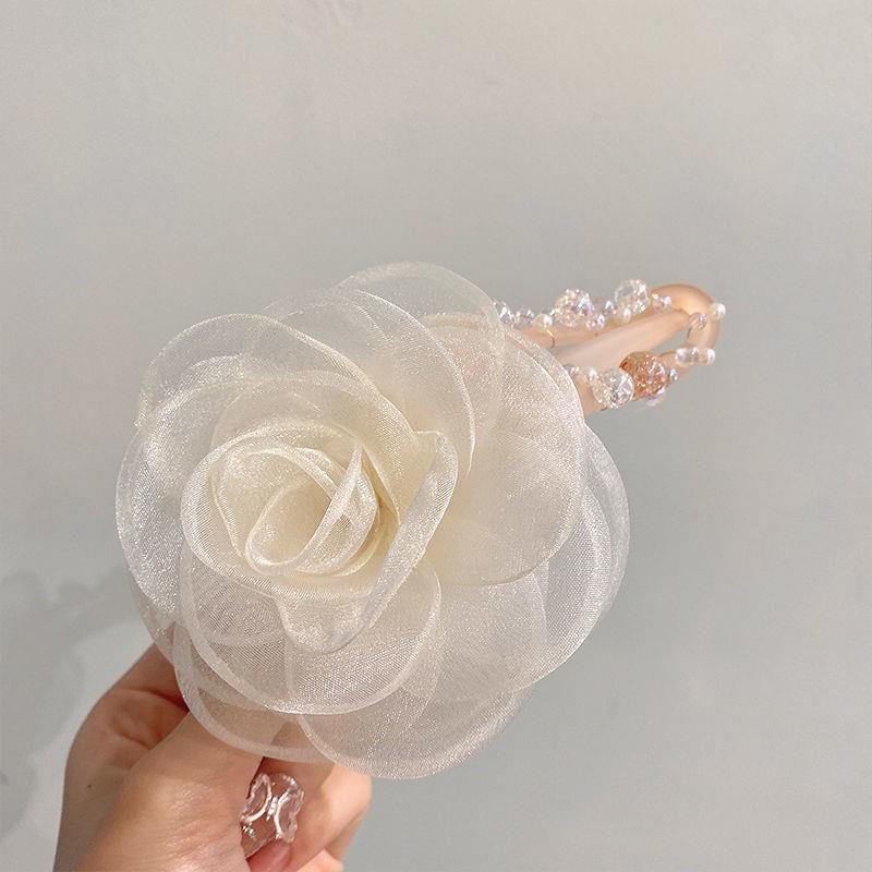 【Awaytr】CD1625 Mermaid Bubble with Flower Beaded Hairpin