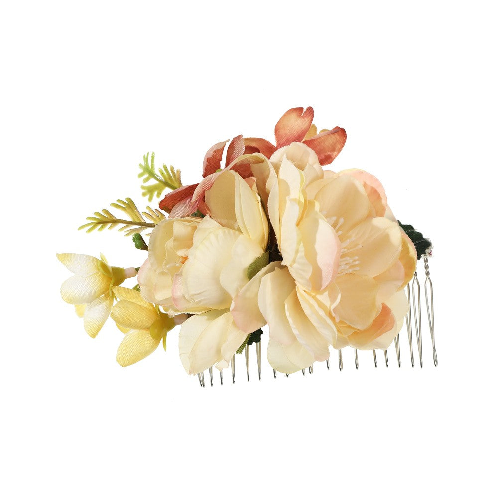 【Awaytr】CB0759 artificial flower hair comb