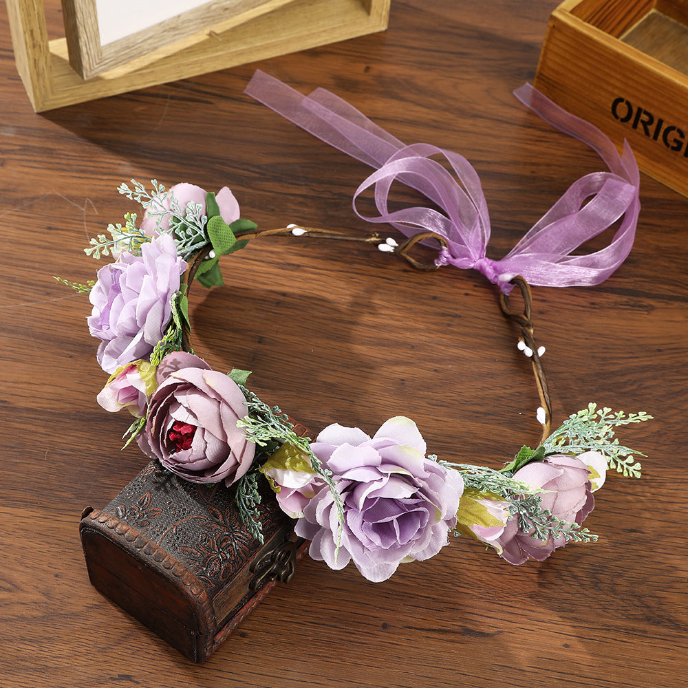 【Awaytr】CB1377 Simulation rose hairband