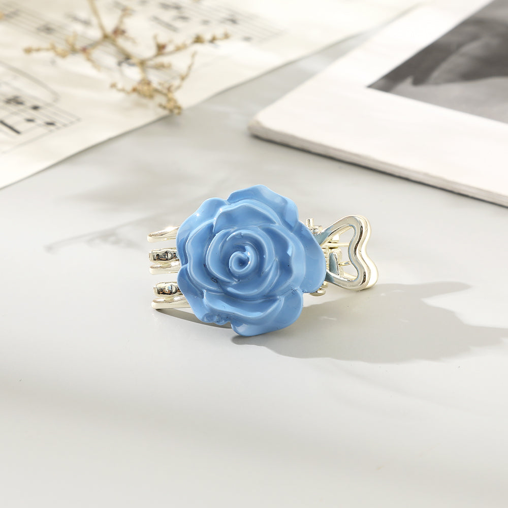 【Awaytr】CD1641 rose alloy hair clip