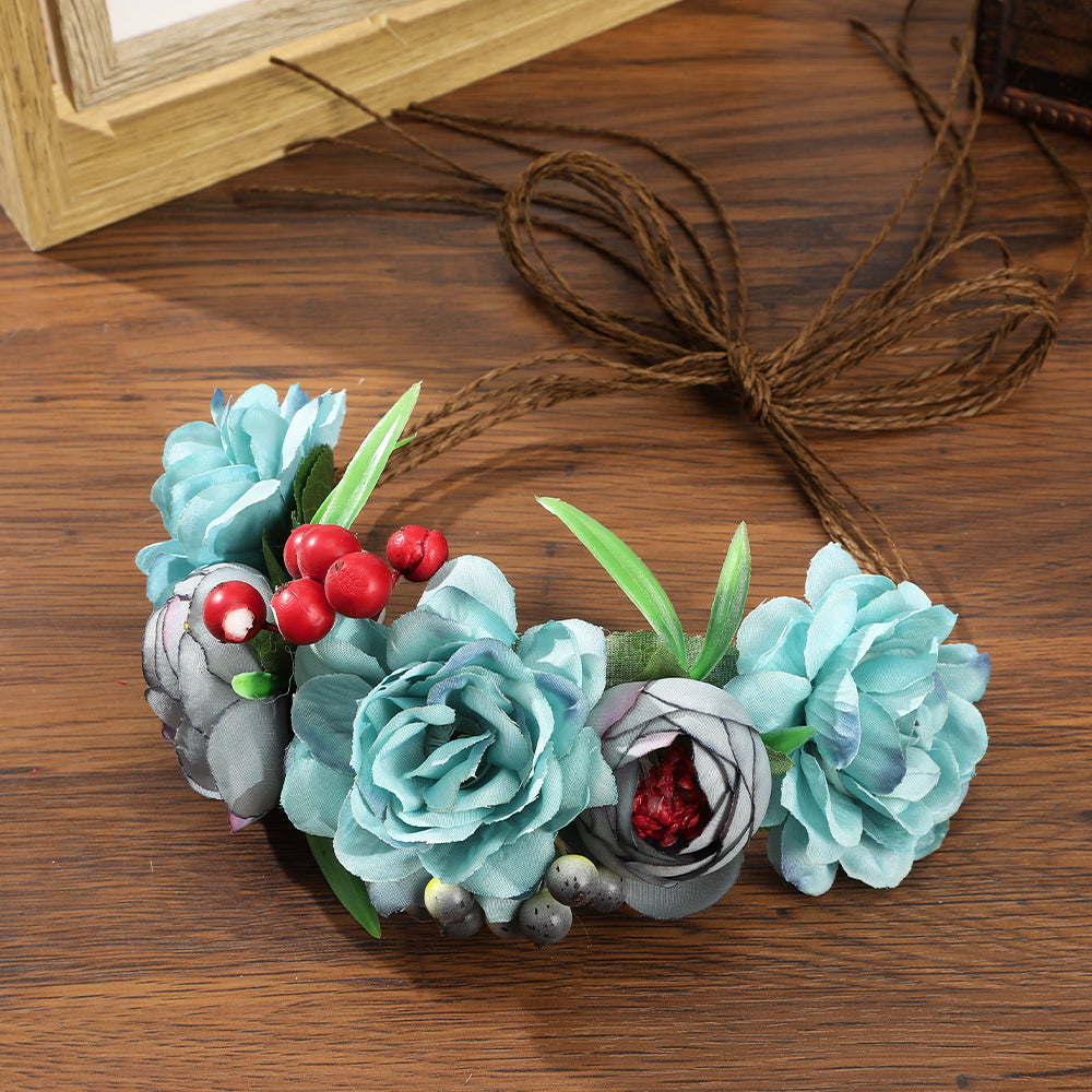 【Awaytr】CB1378 Simulation rose wreath