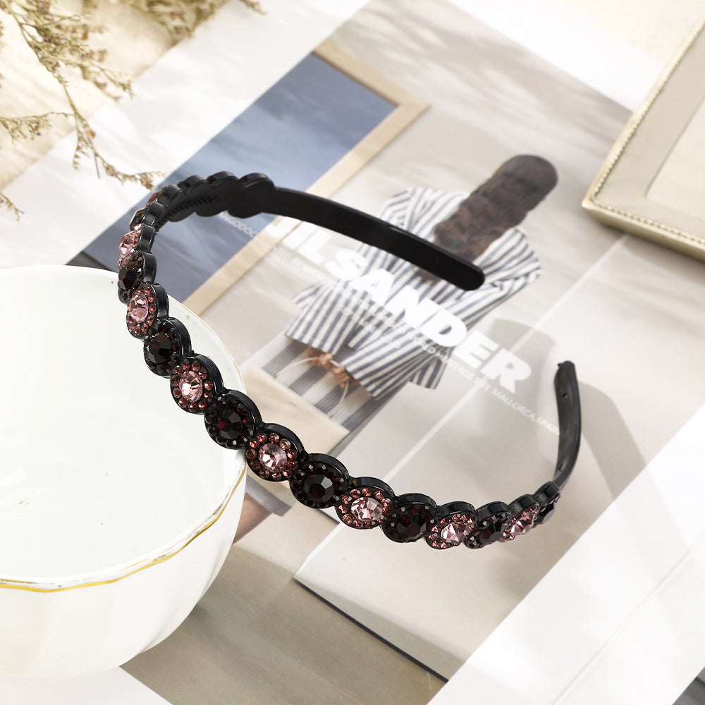 【Awaytr】CB1322 Rhinestone toothed headband