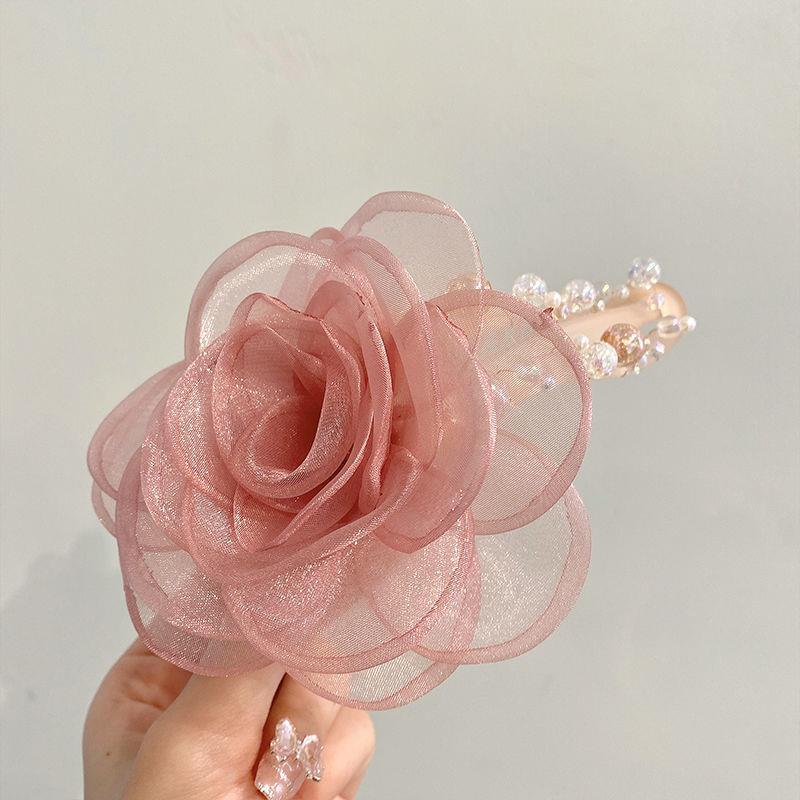 【Awaytr】CD1625 Mermaid Bubble with Flower Beaded Hairpin