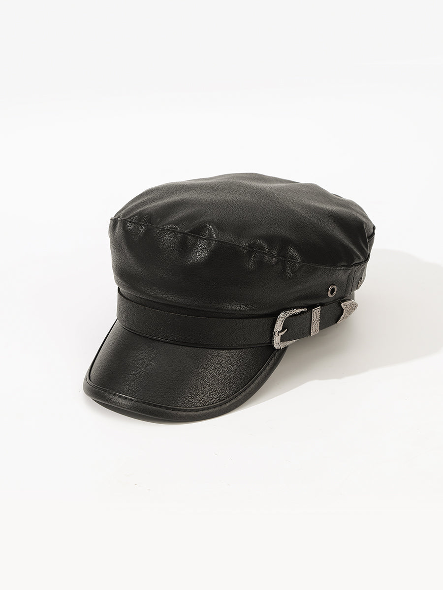 PU Leather Octagonal hat｜Awaytr®