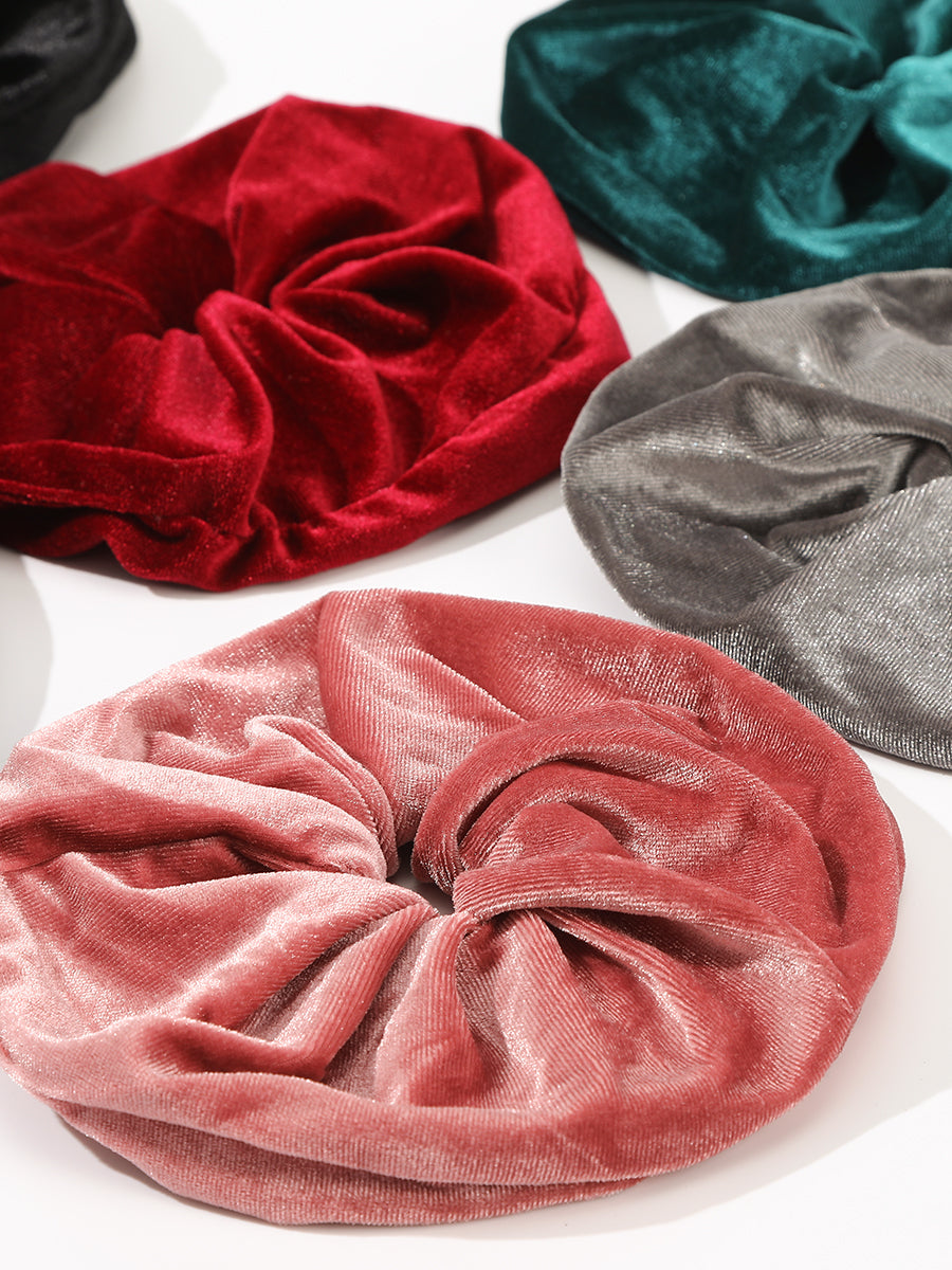 Oversized Velvet Large Intestine Scrunchies (3 Pcs)｜Awaytr®