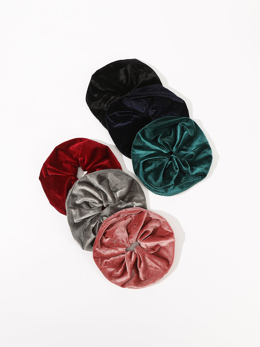 Oversized Velvet Large Intestine Scrunchies (3 Pcs)｜Awaytr®