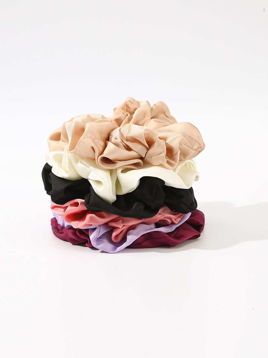 Solid Color Satin Scrunchies (3 Pcs)｜Awaytr®