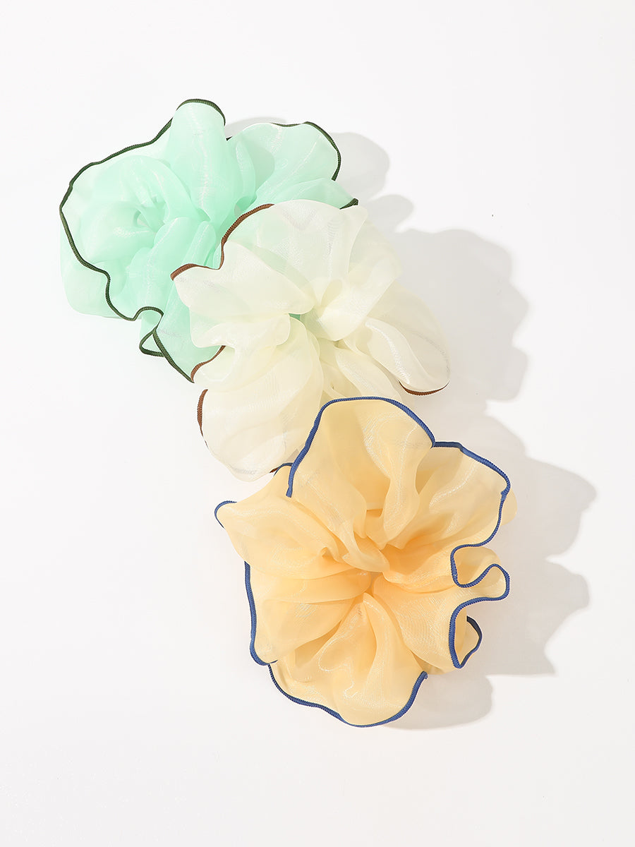 Solid Color Organza Scrunchies (3 Pcs)｜Awaytr®