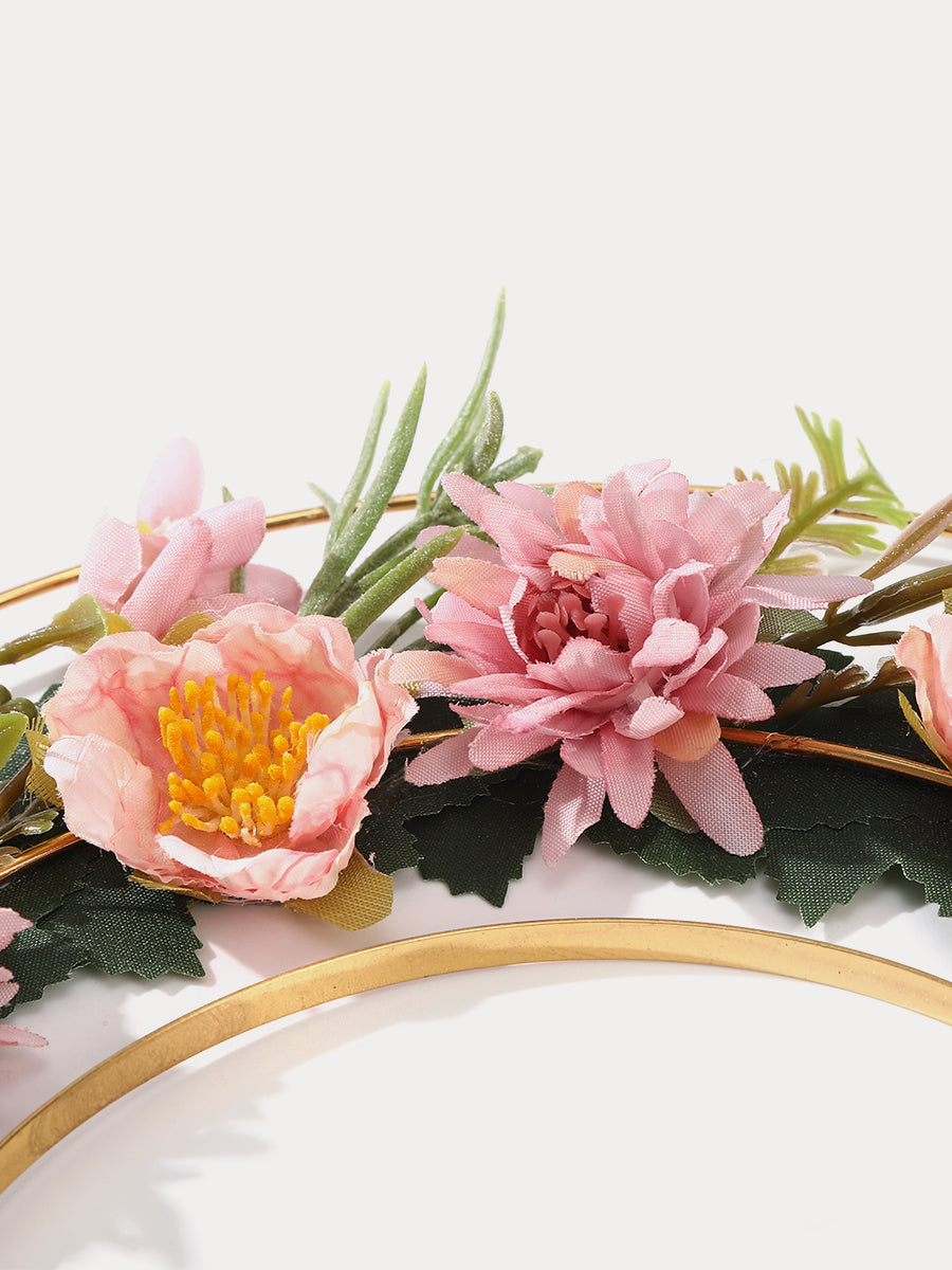 Three-layer Halo Flower Wreath Headband｜Awaytr®