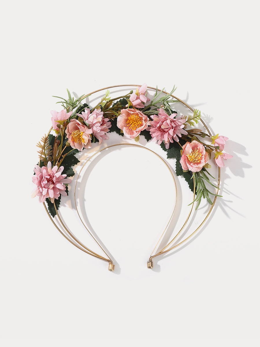 Three-layer Halo Flower Wreath Headband｜Awaytr®