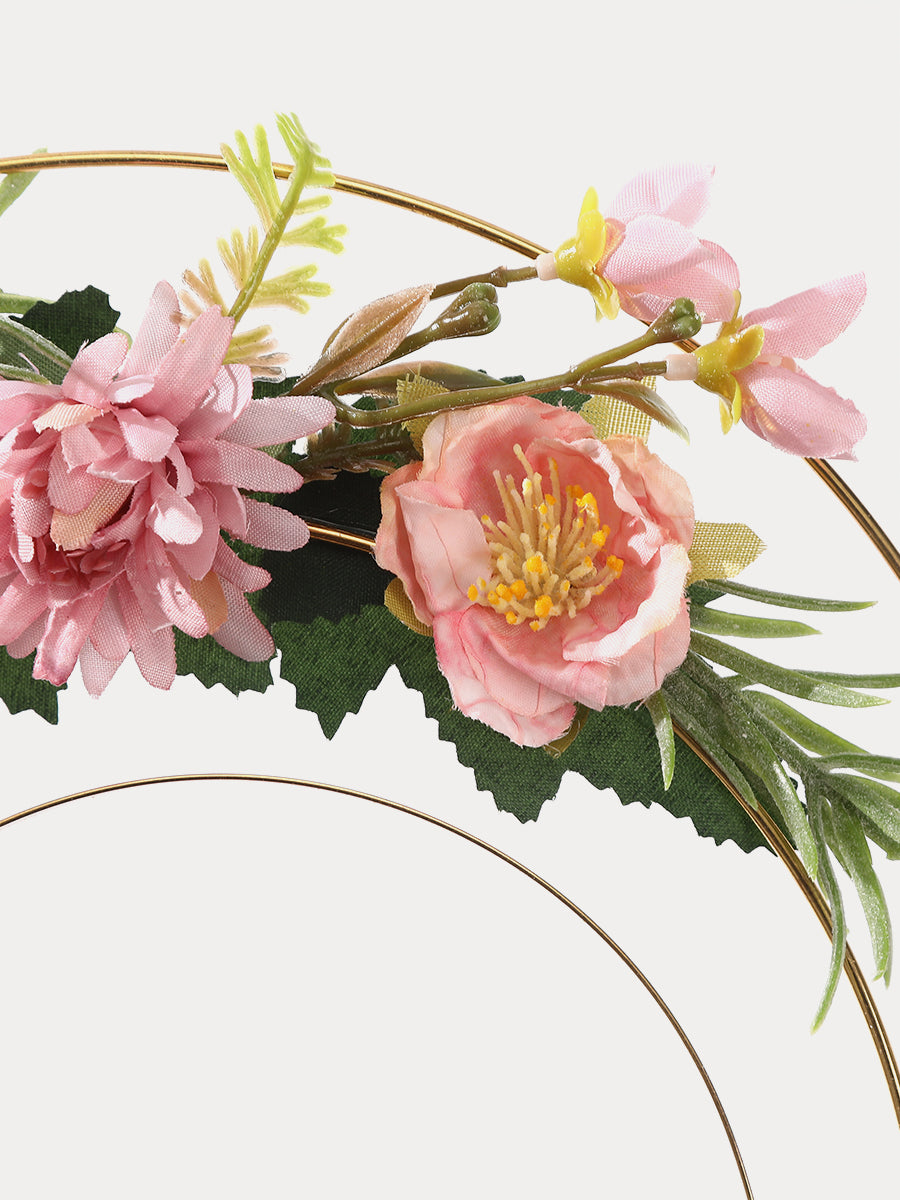 Three-layer Halo Flower Wreath Headband｜Awaytr®