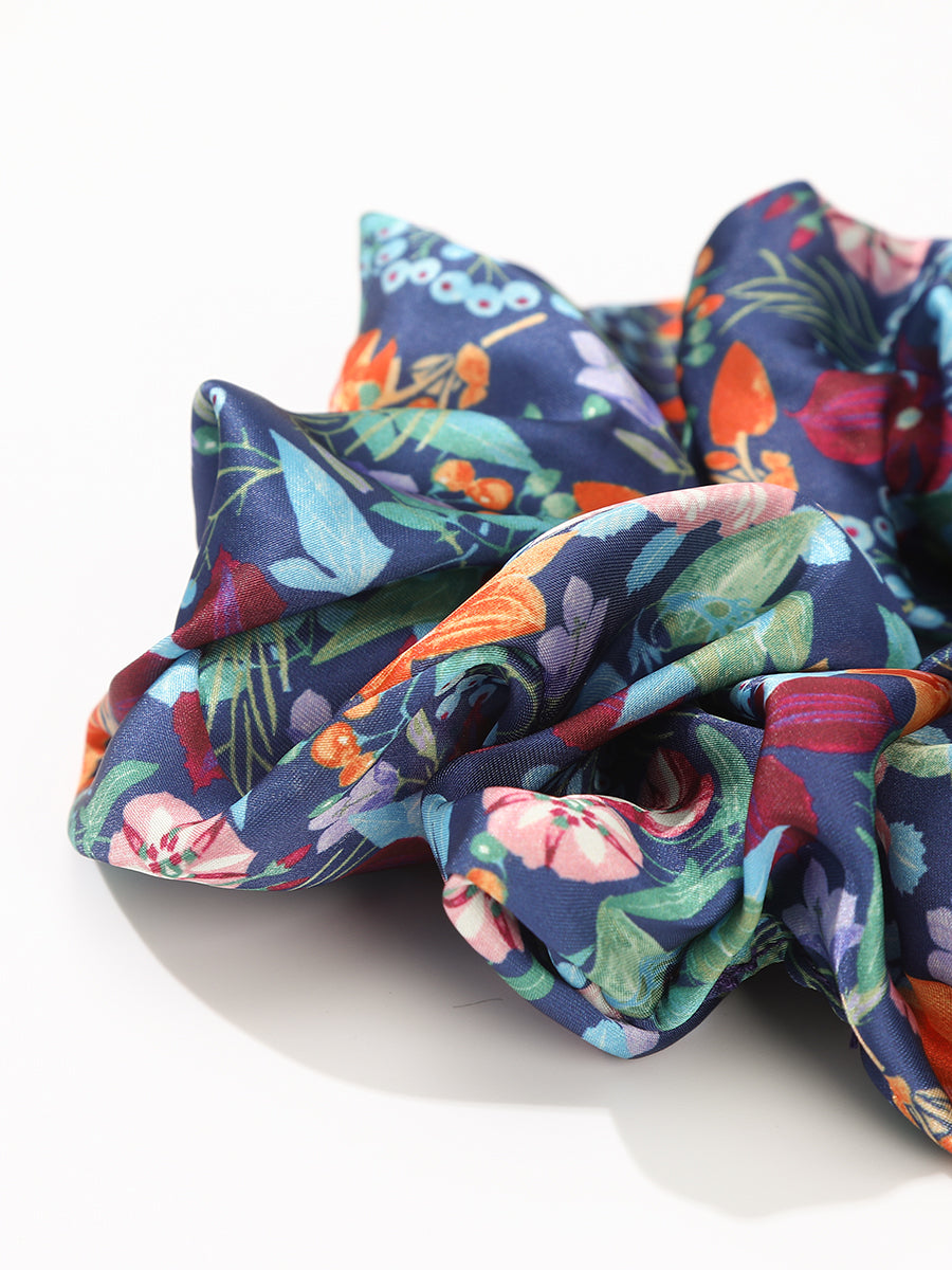 Floral Polyester Scrunchies (3 Pcs)｜Awaytr®