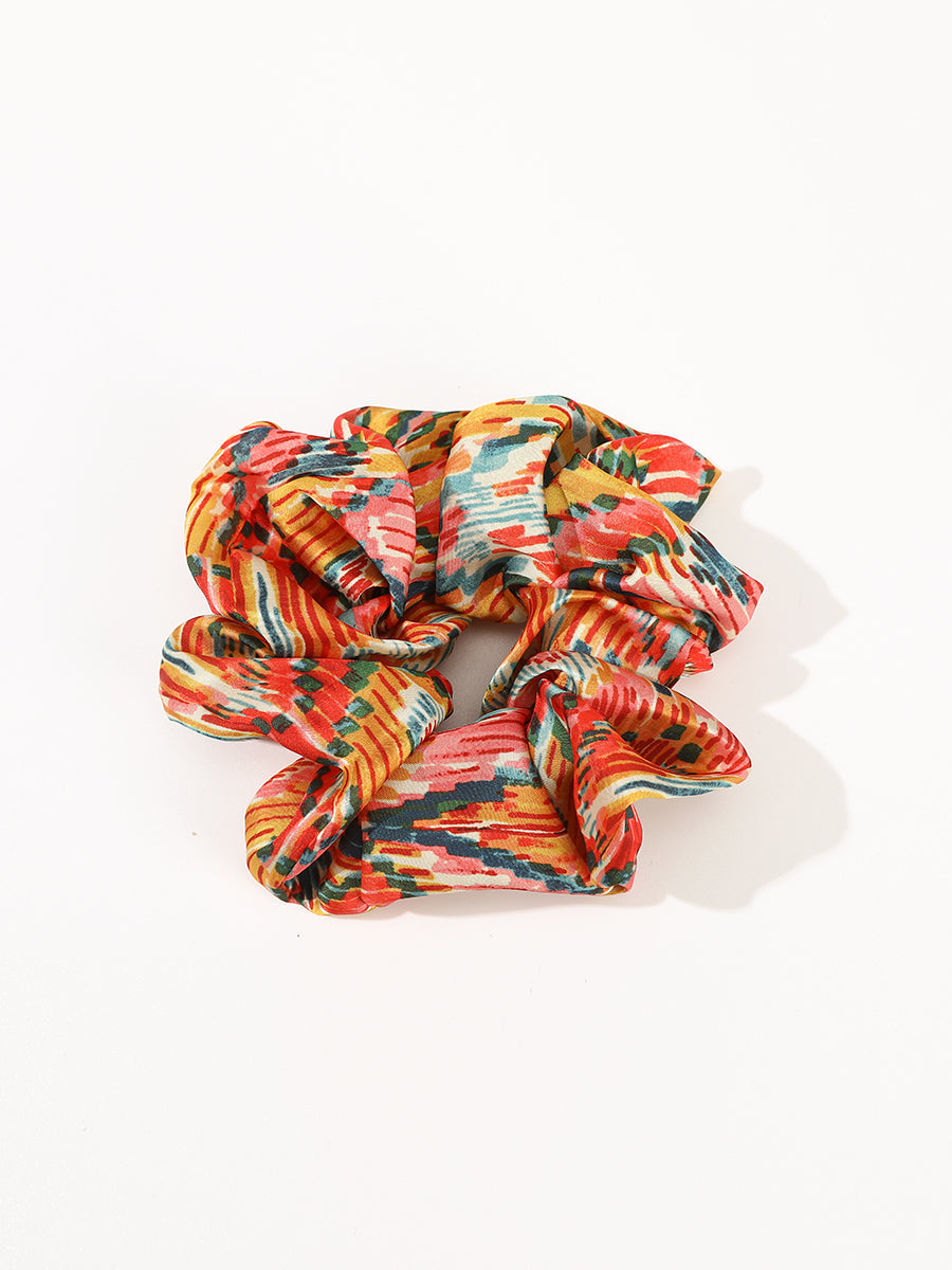 Floral Polyester Scrunchies (3 Pcs)｜Awaytr®