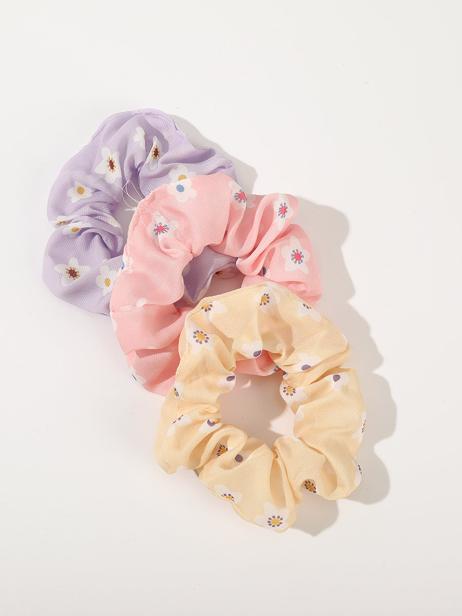 Polyester Scrunchies Set (3 Pcs)｜Awaytr®