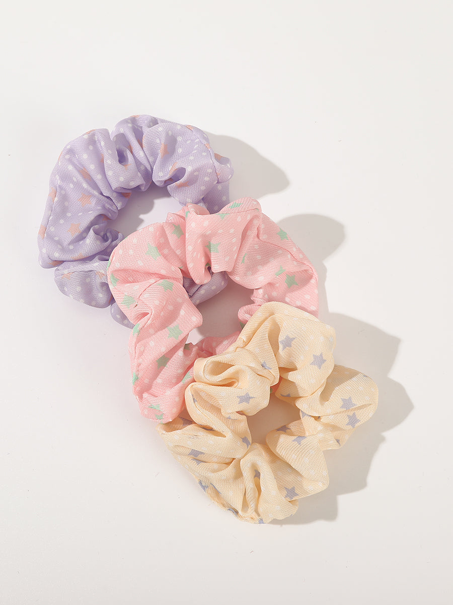 Polyester Scrunchies Set (3 Pcs)｜Awaytr®