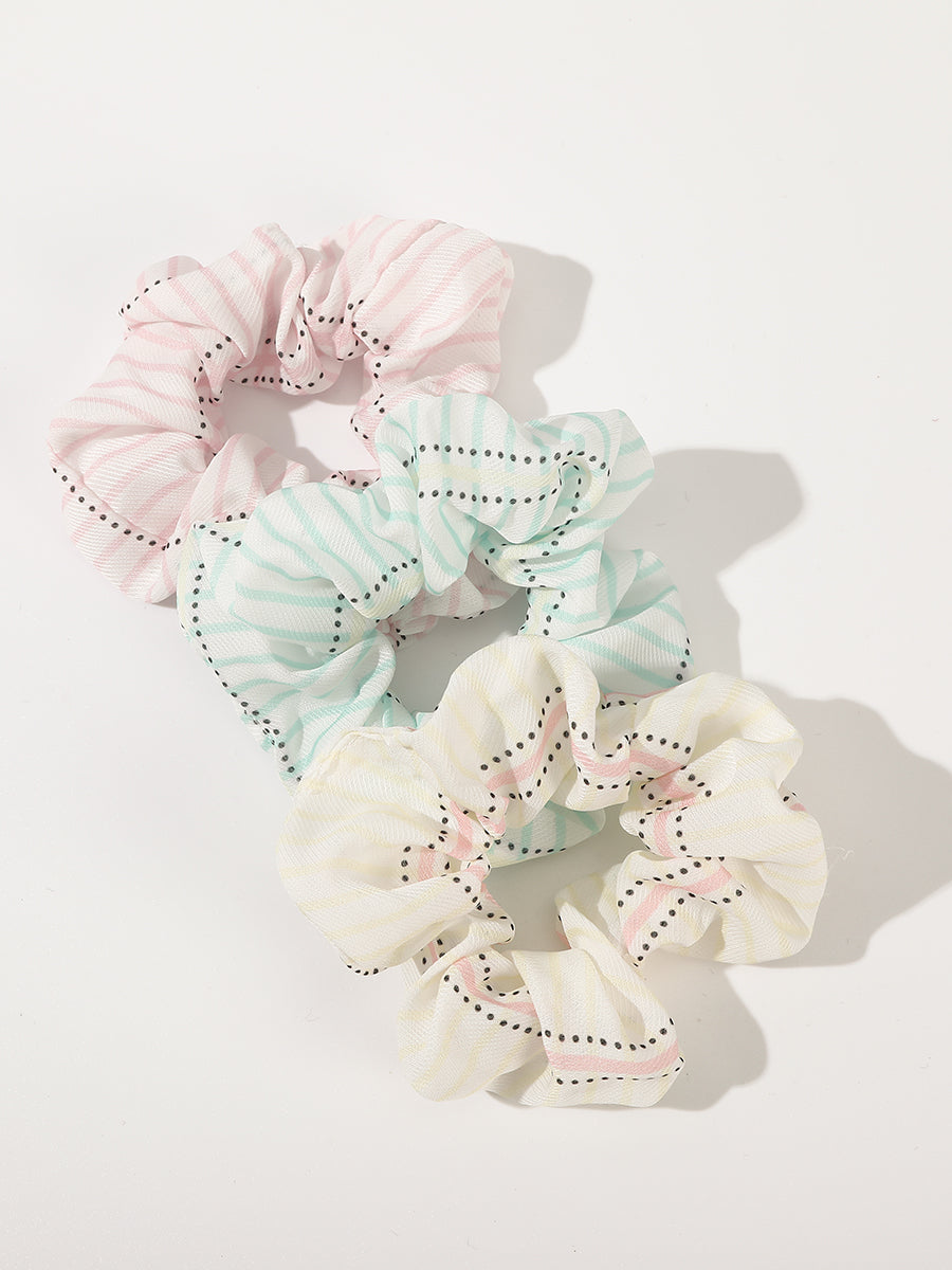 Polyester Scrunchies Set (3 Pcs)｜Awaytr®