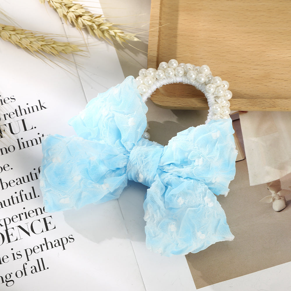 CB1441 Polka Dot Bow Hair Clip