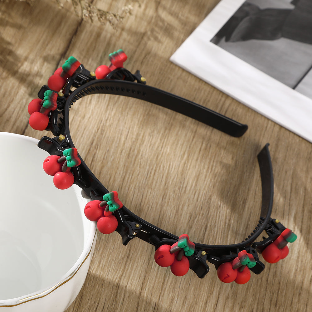 【Awaytr】CB1234 Fruits and flowers braided hair band sunflower