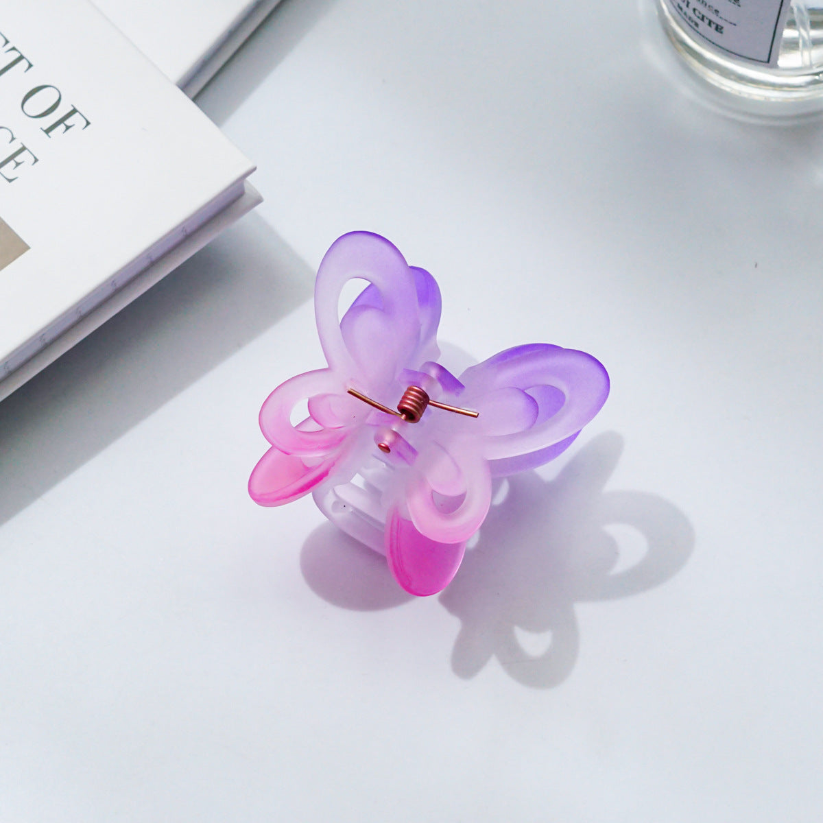 【Awaytr】CD1651 6cmGradient Double Layer Butterfly Hair Clip