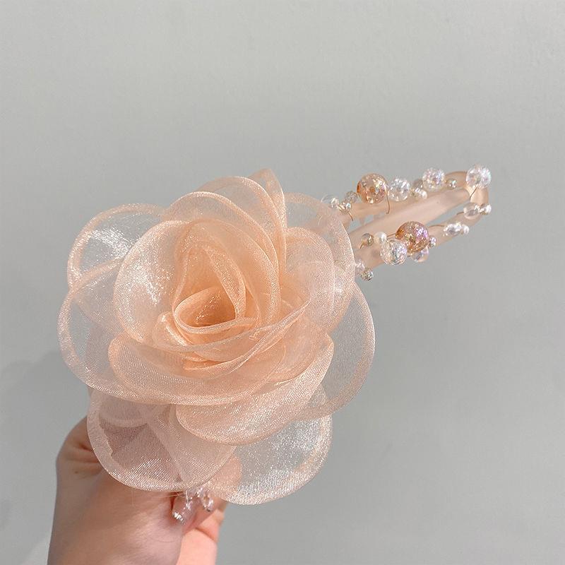 【Awaytr】CD1625 Mermaid Bubble with Flower Beaded Hairpin