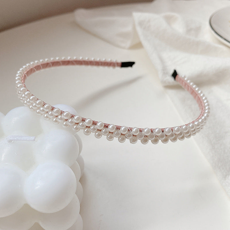 【Awaytr】 CD1619 Pearl Headband