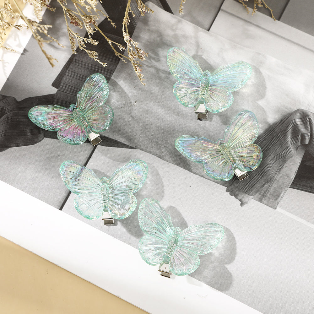 【Awaytr】CB1152 MINI transparent butterfly hair clip