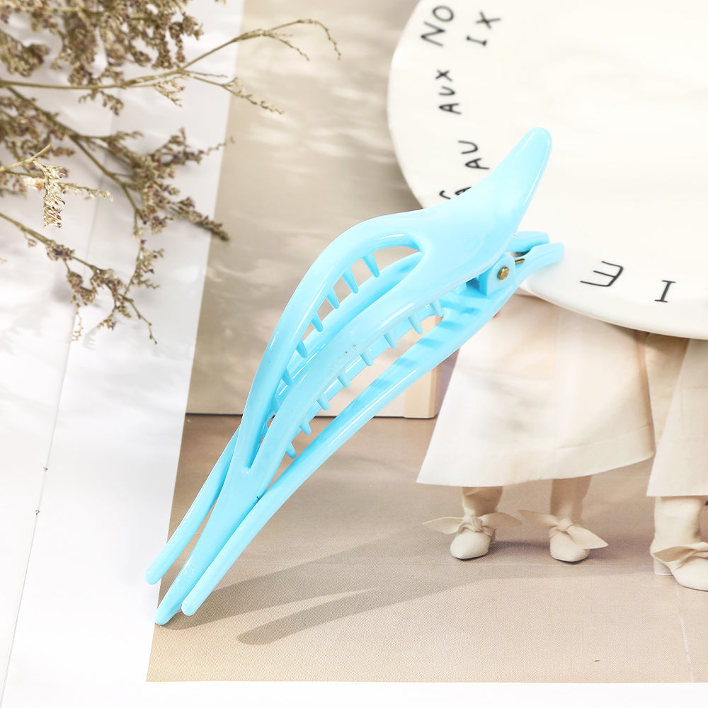 【Awaytr】CB1293 12cm bright surface three tooth hair clip