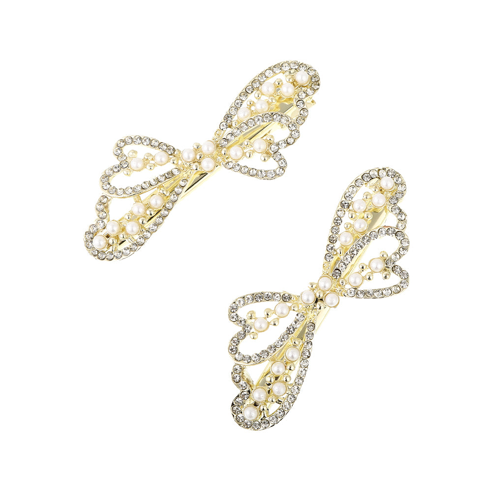 【Awaytr】CB1281-A/D  Rhinestone hairpin