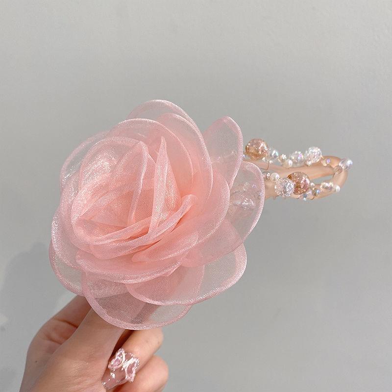 【Awaytr】CD1625 Mermaid Bubble with Flower Beaded Hairpin