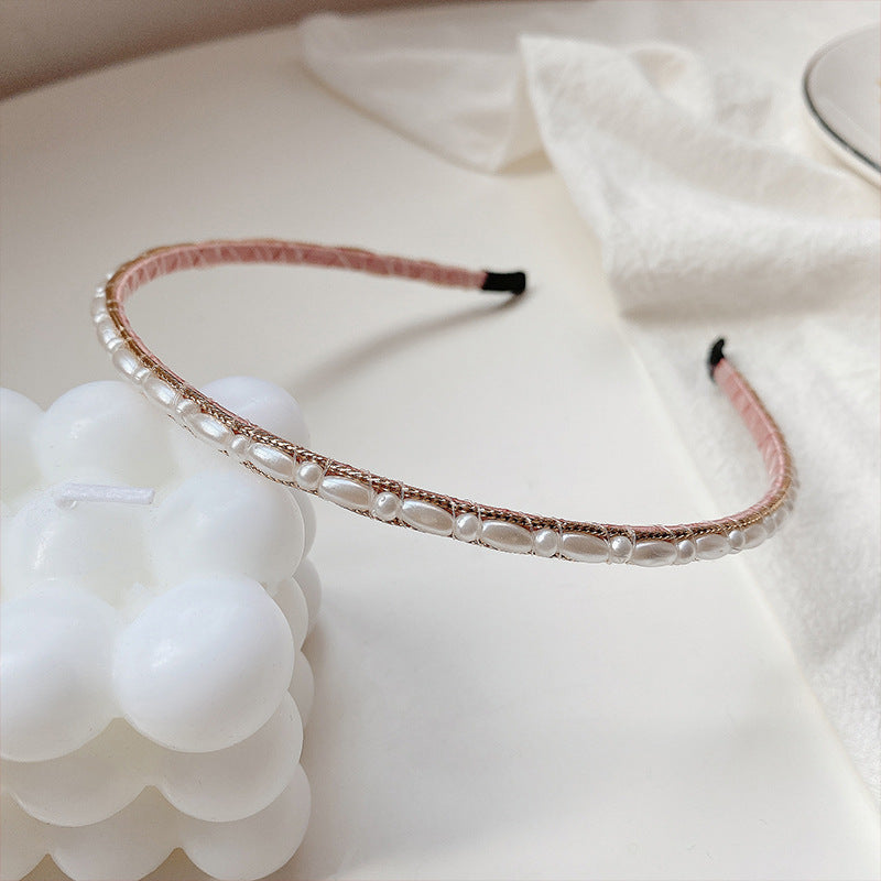 【Awaytr】 CD1619 Pearl Headband