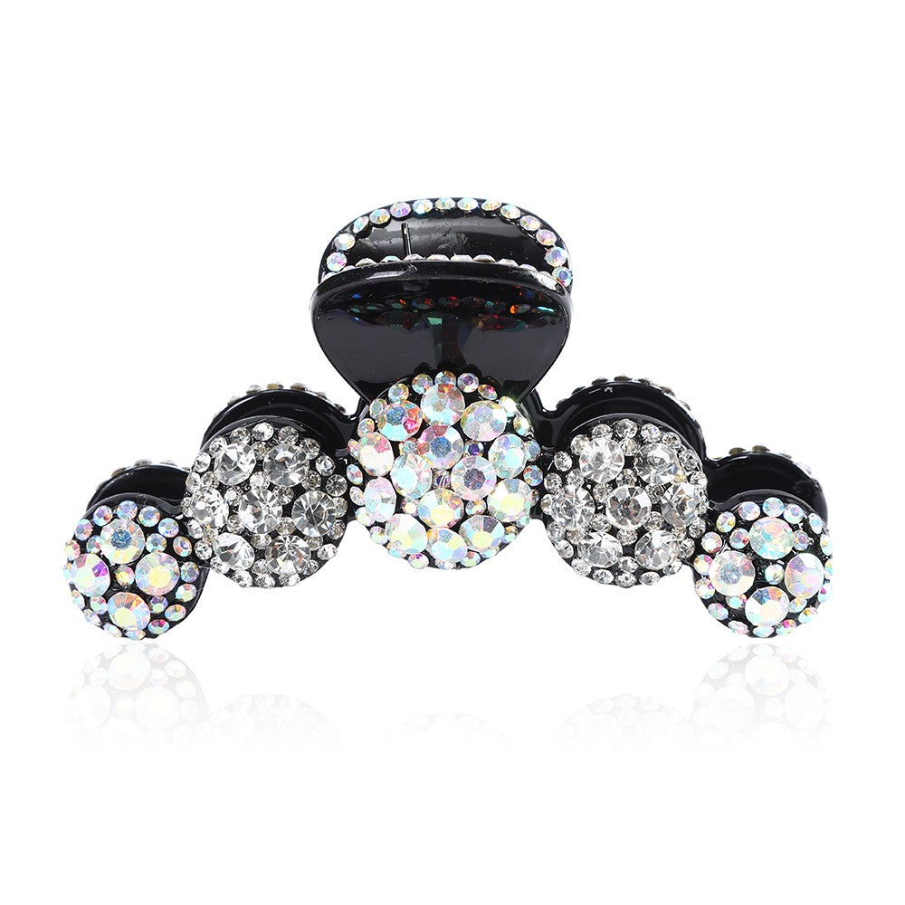 【Awaytr】CB0612 10cm Rhinestone  hair claw clip