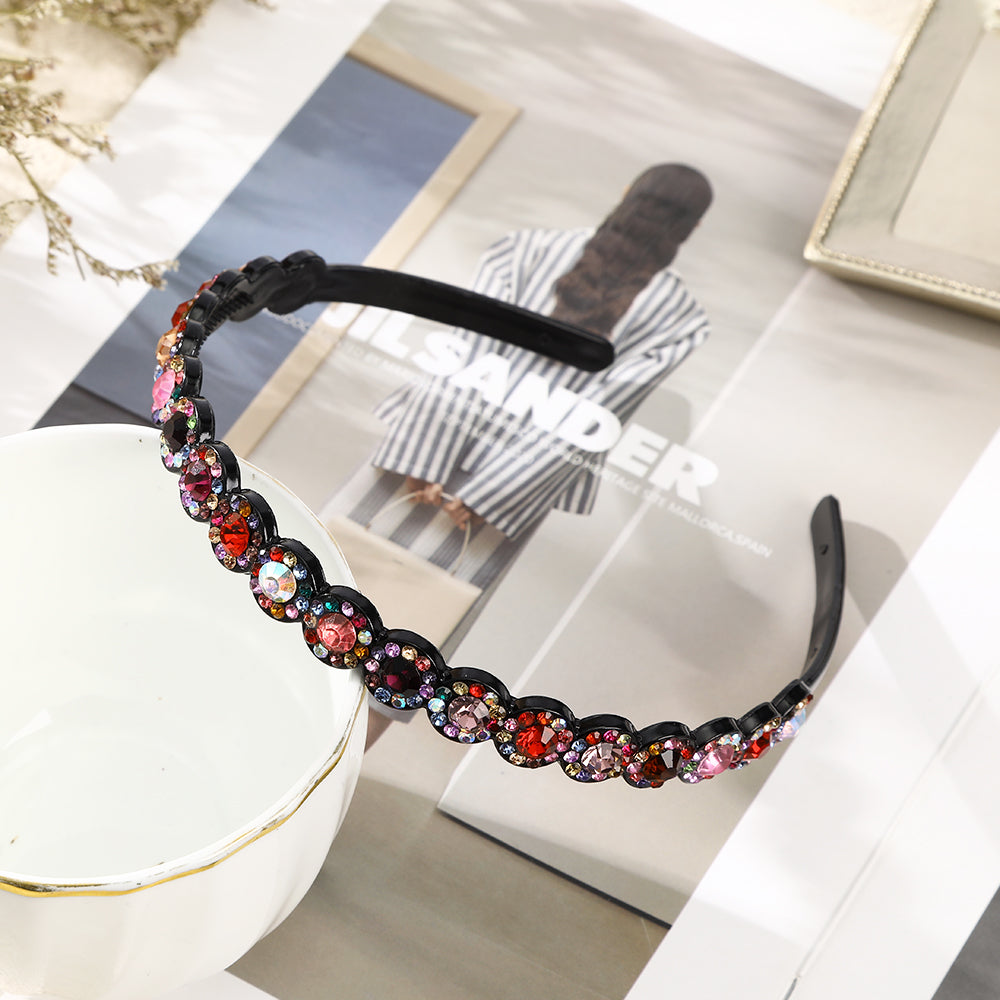 【Awaytr】CB1322 Rhinestone toothed headband