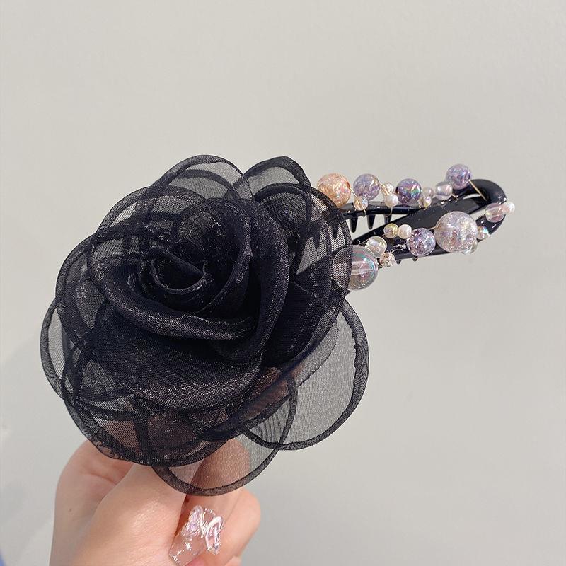 【Awaytr】CD1625 Mermaid Bubble with Flower Beaded Hairpin