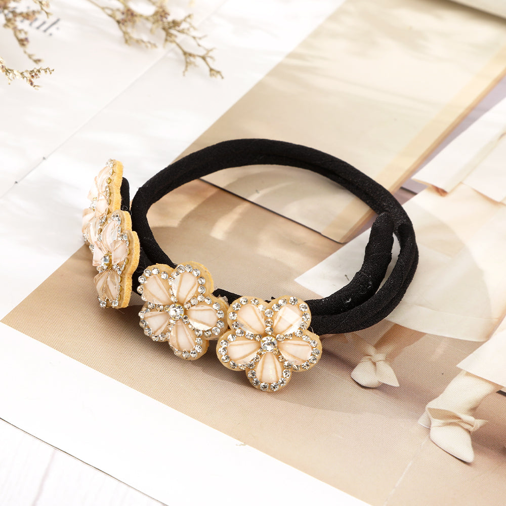 【Awaytr】CB1354 Rhinestone Flower Hair Clip