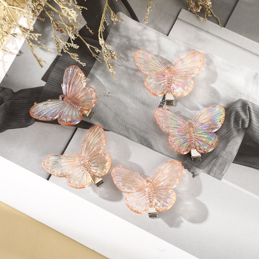 【Awaytr】CB1152 MINI transparent butterfly hair clip