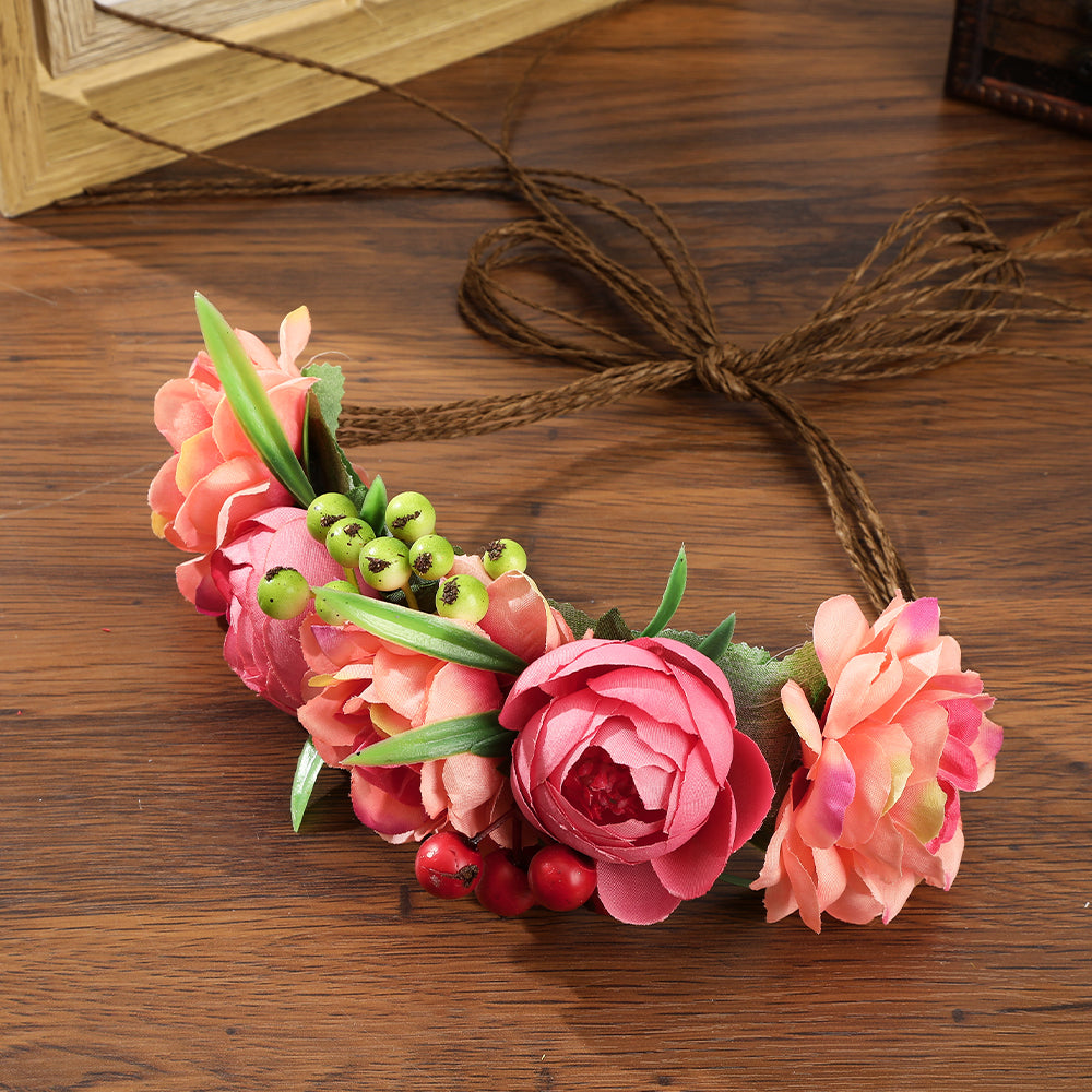 【Awaytr】CB1378 Simulation rose wreath