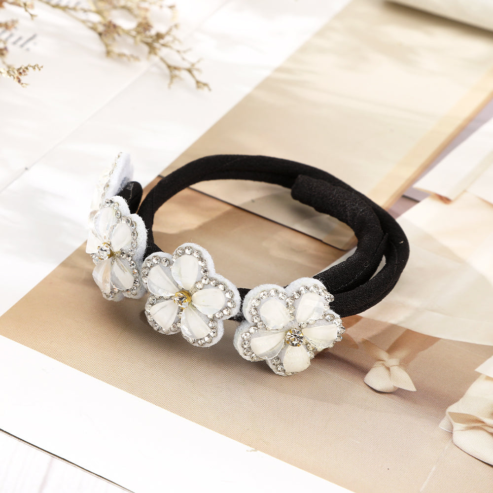 【Awaytr】CB1354 Rhinestone Flower Hair Clip