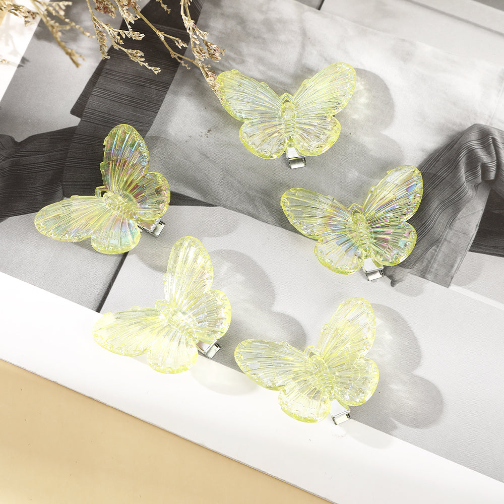 【Awaytr】CB1152 MINI transparent butterfly hair clip